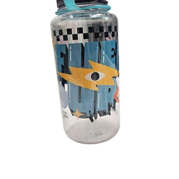 Black Rock Coffee Bar Nalgene 32oz Water Bottle UFO Rainbow Design‎ BPA-Free - Picture 2 of 16